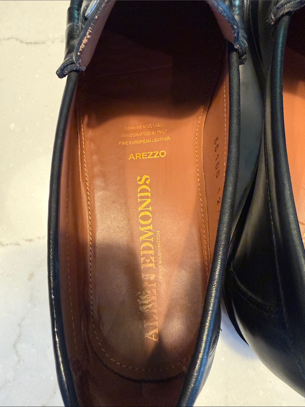 Allen Edmonds Black Leather Bit Loafers with Silver Hardware - Picture 4 of 7